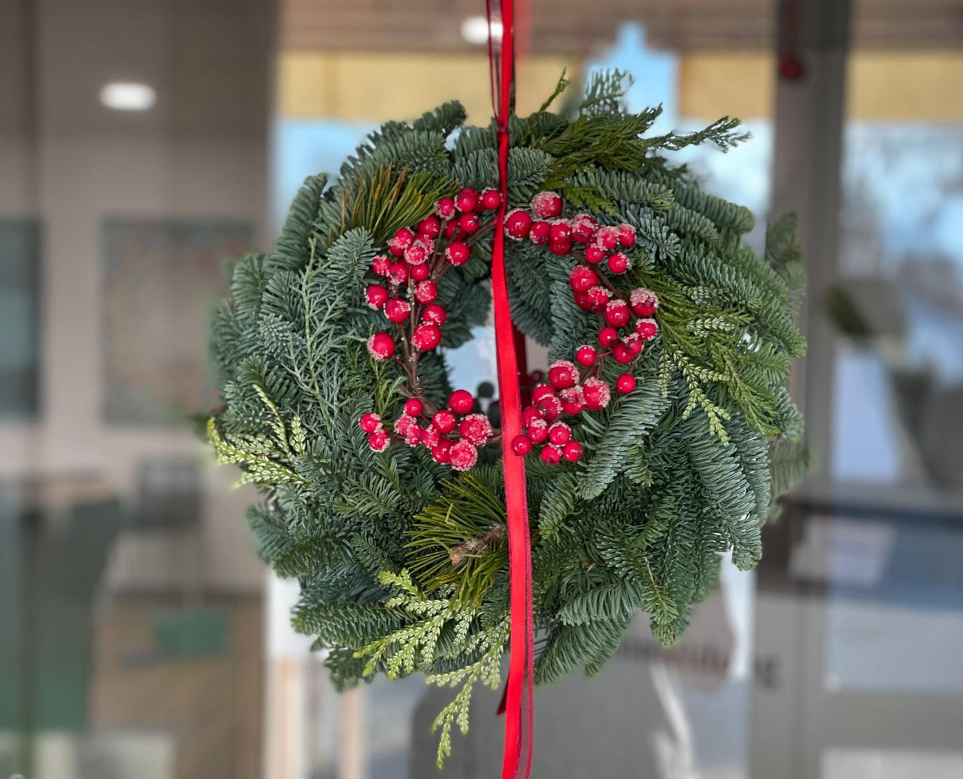 Wartezimmer mit Blumen